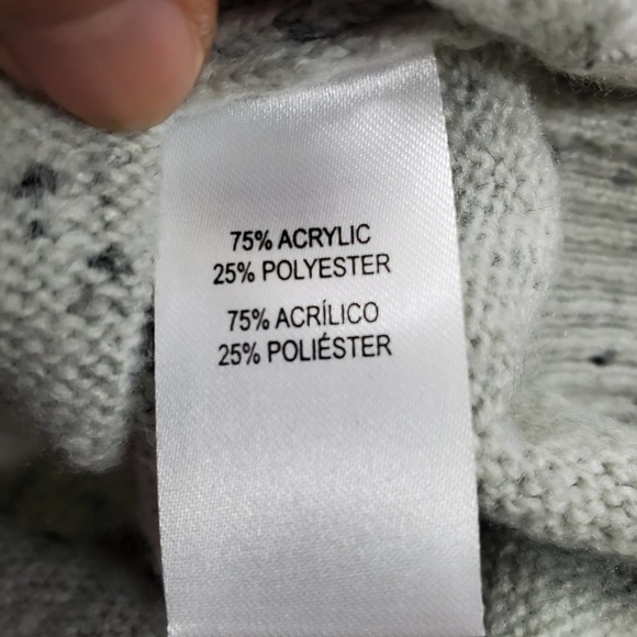 Original Weatherproof Vintage Light Grey Fairisle Sweater - Picture 9 of 10